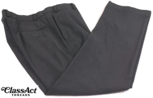 Lauren Ralph Lauren Pants Mens Black Dress Flat Front Black Label 38" X 30" - Picture 1 of 5