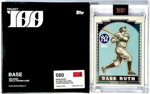 Topps Project 100 - BABE RUTH #80 by Mike Willcox - New York YANKEES