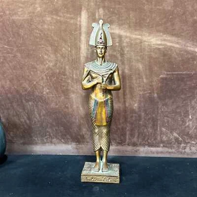 Rare Find Egyptian God Osiris Bronze handmade statue, handcrafted Osiris bronze - Image 1 of 4