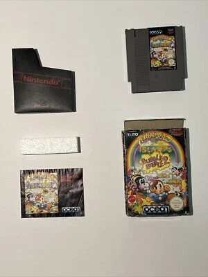 Rainbow Island Bubble Bobble 2 Game NES Nintendo Boxed Original Complete PAL - Image 1 of 4