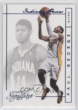 2013-14 Panini Signatures Blue /15 Paul George #86