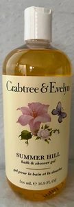 CRABTREE & EVELYN SUMMER HILL BATH & SHOWER GEL 16.9fl oz RARE HTF FREE SHIP! - Picture 1 of 1