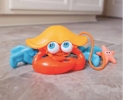 Fat Brain Toys Fun Crab Push Pull Play See Life Crabby - UEC - Image 1 of 4