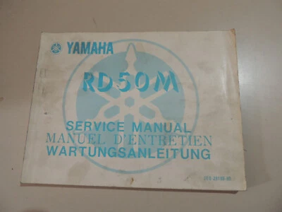 1977 YAMAHA RD 50 M Werkstatthandbuch Shop Repair manual manuel d`atelier  - Bild 1 von 4