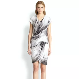 Vestido jersey HELMUT LANG con estampado de marea talla mediana M - Imagen 1 de 5