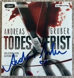 Todesfrist - Hörbuch von Andreas Gruber / MP 3 CD mit Autogramm - Bild 1 von 2