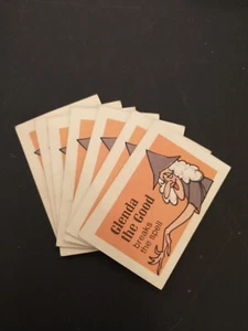 1970 MB Which Witch Board Game - Replacement Parts 7 GLENDA THE GOOD Cards - Picture 1 of 1