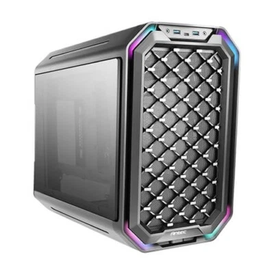 Antec Dark Cube ITX Case,M-ATX, ITX,Glass,512 x 240 x 406 mm (DWH), Dark Cube  - Image 1 of 4