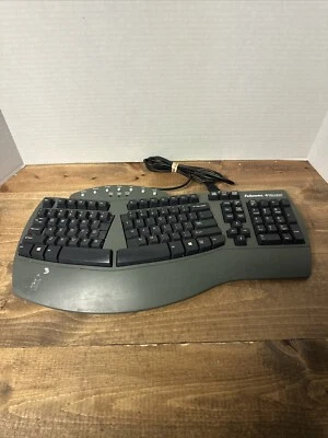 Fellowes Microban Ergonomic Wired USB Keyboard  KU-9938 / 98915 - Image 1 of 4