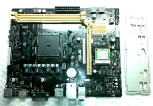 Asus M32 Series A68BM-A/M32BF/DP_MB Socket FM2+ AMD Motherboard w/ IO Shield - Picture 1 of 4