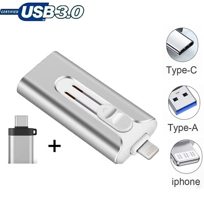 Dual 32G 64G OTG USB3.0 Flash Drives Memory Stick For Apple iPhone X 8 7 Plus 6S - Image 1 of 4