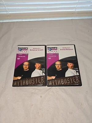 Discovery School Mythbusters Science  DVD Lot Of 2 Animal Behavior Botanical  - Image 1 of 4