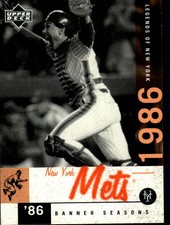 2001 Upper Deck Legends of NY #92 Gary Carter BNS 