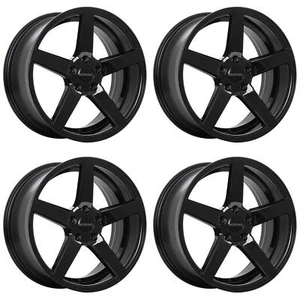 Set of 4 19in Black Alloy Wheel Rims for Genesis GV70, RF93Z2L 5x114.3 5Lug - Picture 1 of 2
