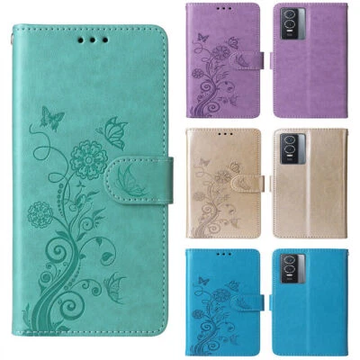 Funda Cartera Teléfono Flor Mariposa Para Xiaomi 15 14 Redmi A5 Note 13 14 Poco X7 Foto 1 de 4