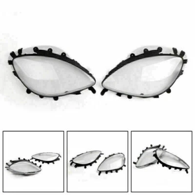 Headlight Lens Replacement & Black Gaskets Trim Kit For 2005-2013 C6 Corvette U8 - Image 1 of 4