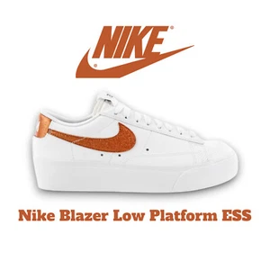 Nike W Blazer Low Platform ESS White/ Metallic Copper / Black  [ DQ7571 100 ]  - Bild 1 von 7