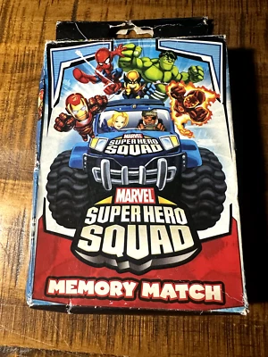 MARVEL Super Hero Adventures Memory Match Game 36 Cards Kids Educational  - Image 1 of 3