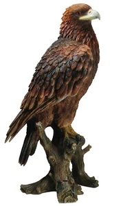 Vivid Arts Large Real Life Golden Eagle Home or Garden Ornament (XRL-GDEG-A) - Picture 1 of 2