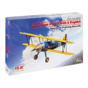 ICM 32050 Plastic model kit 1:32 Stearman PT-17/N2S-3 Kaydet (training aircraft) - Picture 1 of 24
