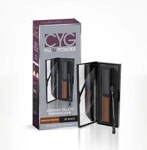 Cover Your Gray Fill-in Powder PRO, Bald Spot Cover - Midnight Brown / Jet Black - Picture 1 of 3