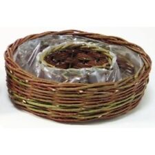 Pflanzring aus Rohweide 30cm Grabschale Weidenkranz Grabdeko Gartendeko Ring