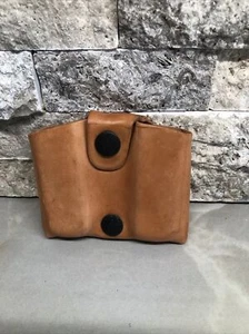 DeSantis “G1” TAN Leather Double Magazine Pouch for ASTRA,WALTHERS,AMT,MSR#K46 - Picture 1 of 3
