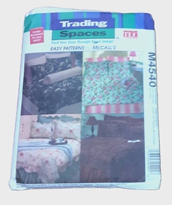 McCall's Trading Spaces TLC Muster M4540 einfache Bettwäsche Shams Bettrock ungeschnitten 2004 - Bild 1 von 9
