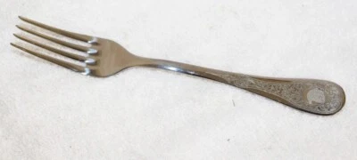 Mepra Diana 8.25" Silver Dinner Fork ~ Salesman Sample New ~  Italy - Image 1 of 4