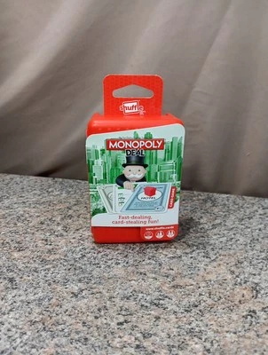 2015 Hasbro Monopoly Deal Shuffle Fast Dealing Property Trading Game New Sealed - Image 1 of 4