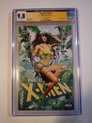 Marvel Comics Uncanny X-Men #1 variante de Mahew Studios firmada por Mike Mayhew Foto 1 de 3
