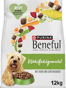Beneful Wohlfühlgewicht Hundefutter trocken, mit Huhn und Gartengemüse (1x12kg) - Bild 1 von 5