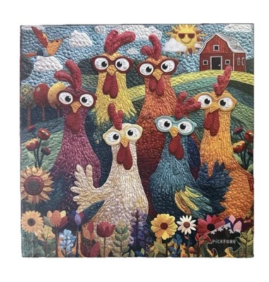 PICKFORU Funny Chickens 1000 Pieces Free Shipping - Image 1 of 2