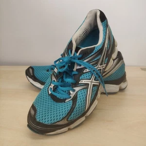 Asics Gel Cumulus 14 Trainers Womens Size UK 8 US 9 Blue Y2k Running Sneakers - Picture 1 of 18