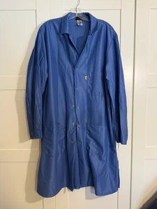 Red Kap ESD Anti-Static Premium Lab Jacket Coat Unisex KK26 Blue Size M - Picture 1 of 6