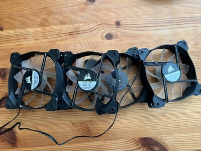 Ventilador PC 4x 120mm Corsair Azul LED CO-9050016-BLED Foto 1 de 4