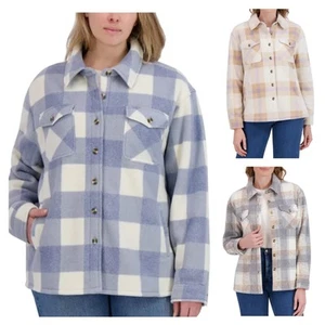 Sage Women's Super Plush Shirt Jacket Sherpa Lined Fleece top - Picture 1 of 22