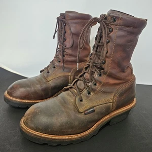 Stivali marroni stringati Red Wing uomo ASTMF2892-11 EH taglia 10,5 impermeabili - Foto 1 di 13