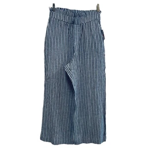 LAUNDRY Navy Stripe Linen Blend Wide Leg Pants Sz XS NWT MSRP$89 - Picture 1 of 6