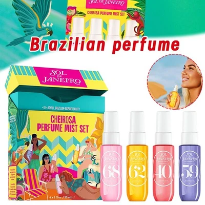 Sol de Janeiro Cheirosa Perfume Mist Set | '40 '59 '62 '68 | 4Pcs Set - 30ml NK9