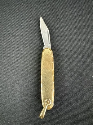 "Mini navaja de bolsillo plegable vintage Simmons 1/20 12K GF 1,5"" - hoja de acero inoxidable" Foto 1 de 4