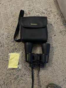 VTG Bushnell 12x50 Field Binoculars w/ Case Made In Philippians Great Condition - Picture 1 of 5