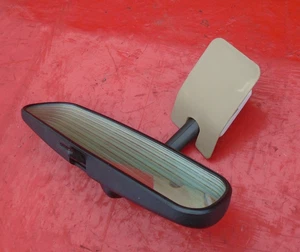 01 02 03 04 05 HONDA CIVIC INTERIOR REAR VIEW MIRROR RVM WITH TAN CAP TRIM OEM - Picture 1 of 5
