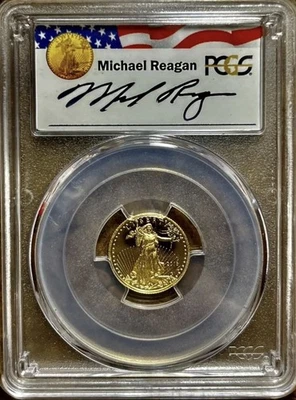 2016 W $5 GOLD EAGLE ONLY 293 PCGS REAGAN PR70 GRADED GAUDENS DESIGN 30TH # HIM - Image 1 of 2