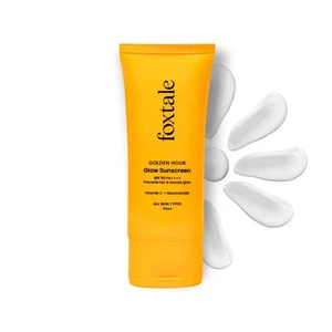 Foxtale SPF 50 Vitamin C Glow Sunscreen with PA++++ & Niacinamide 50 Ml - Picture 1 of 6