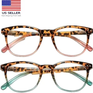 Reading Glasses Cat Eye Blue Light Blocking 2 Piece Set Strength +1.50 - Picture 1 of 6