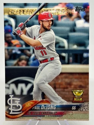 2018 Topps - Future Stars Paul DeJong #462 Batting St. Louis Cardinals - Image 1 of 2