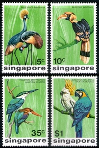 Singapur 1975 1975 Birds completo 4V mnh - Imagen 1 de 2