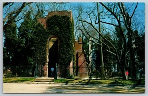 Old Church Tower Jamestown Virginia Historic Cemetery Postcard - Picture 1 of 2