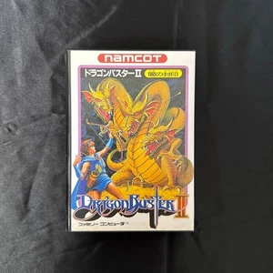 Computadora familiar Famicom FC Dragon Buster II: Seal of Darkness usada/con manual de caja - Imagen 1 de 7